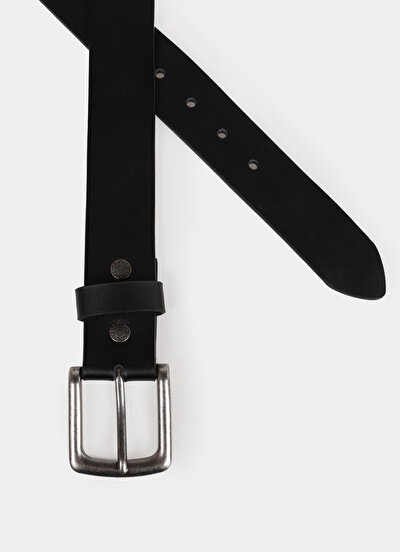 Image de Ceinture Noir Modern Fit Homme