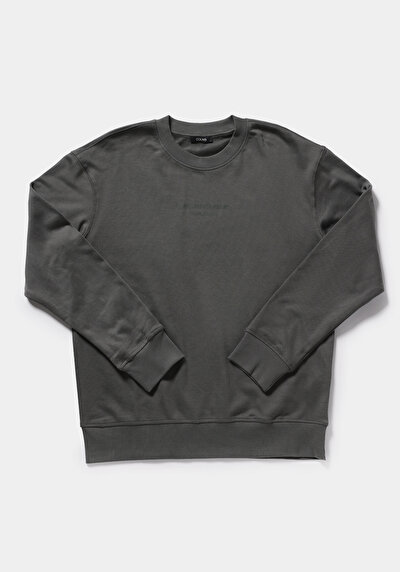 Image de Sweatshirt Vert Relaxed Fit  Homme