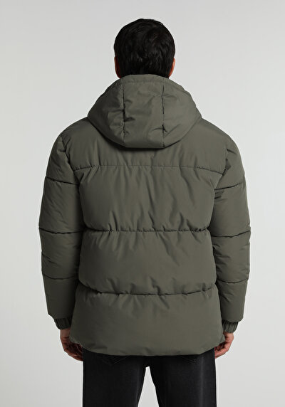 Image de Veste Vert Regular Fit Manches Longues  Matelassé Homme
