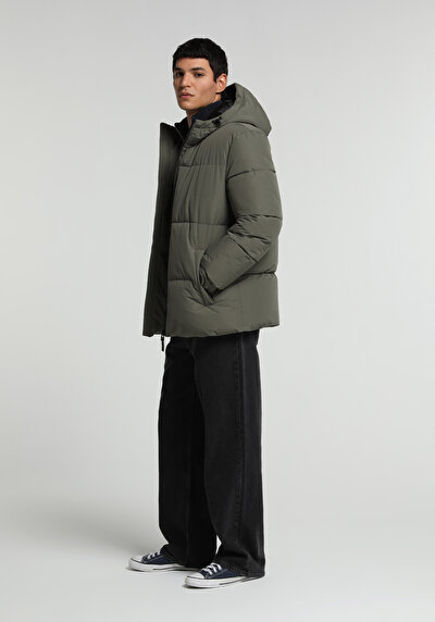 Image de Veste Vert Regular Fit Manches Longues  Matelassé Homme
