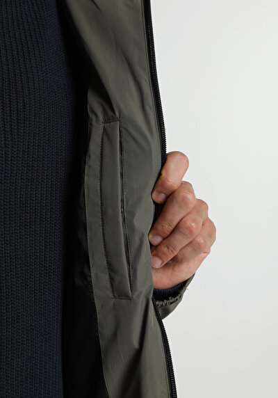 Image de Veste Vert Regular Fit Manches Longues  Matelassé Homme