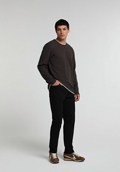Image de Marron Regular Fit Manches Longues  Homme