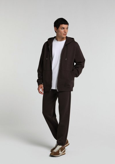 Image de Pantalon De Survêtement Marron Relaxed Fit Homme