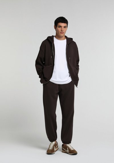 Image de Pantalon De Survêtement Marron Relaxed Fit Homme