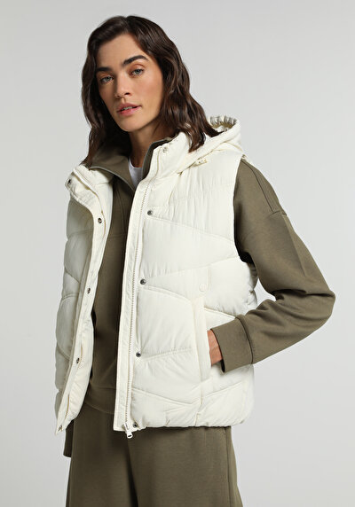 Image de Gilet Ecru Regular Fit Femme