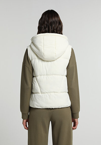 Image de Gilet Ecru Regular Fit Femme