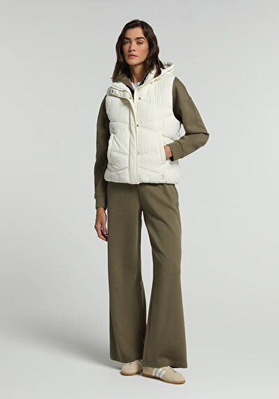 Image de Gilet Ecru Regular Fit Femme