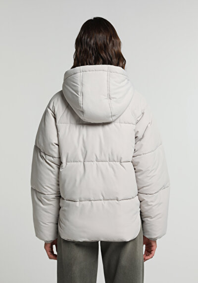 Image de Veste Blanc Regular Fit Manches Longues  Matelassé Femme