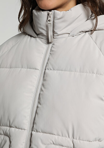 Image de Veste Blanc Regular Fit Manches Longues  Matelassé Femme