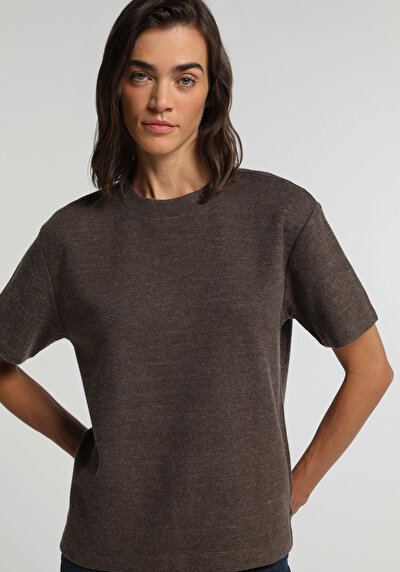 Image de Tricoter Marron Regular Fit Femme