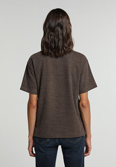 Image de Tricoter Marron Regular Fit Femme