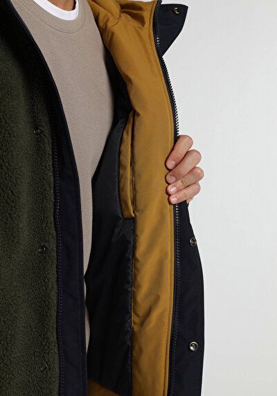 Image de Veste Kaki Regular Fit Manches Longues  Polyester Homme