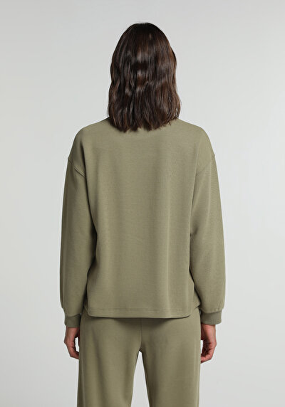 Image de Pull-over Kaki Regular Fit Femme