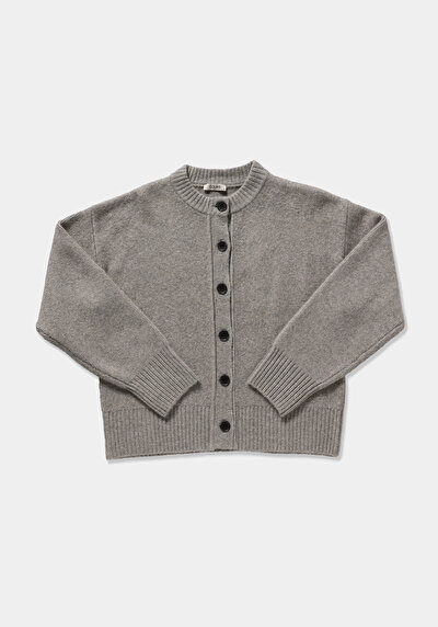Image de Cardigan Tricot Gris Regular Fit Femme