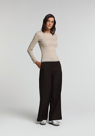 Image de T-shirt Beige Slim Fit   Femme
