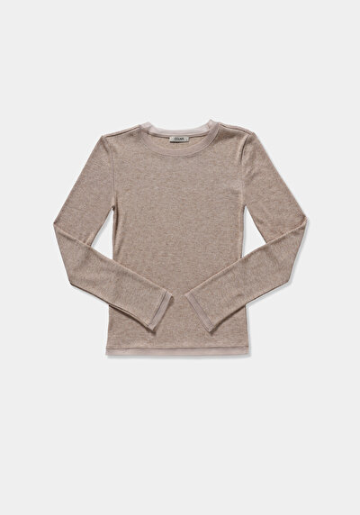 Image de T-shirt Beige Slim Fit   Femme