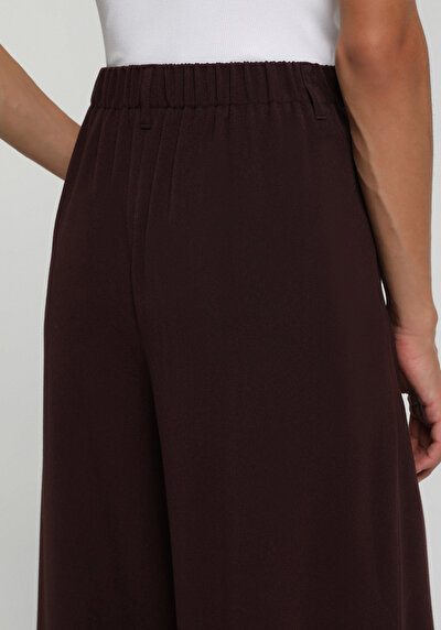 Image de Pantalon Violet  High Rise Sergé Regular Fit Femme