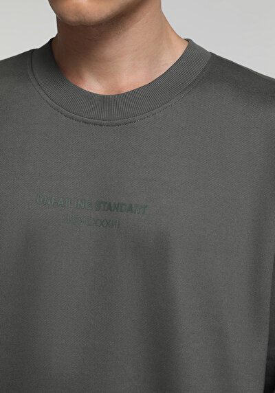 Image de Sweatshirt Vert Relaxed Fit  Homme