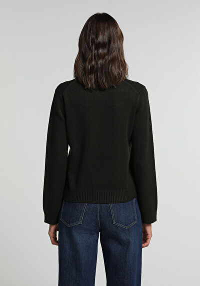 Image de Pull Vert Regular Fit Manches Longues  Femme