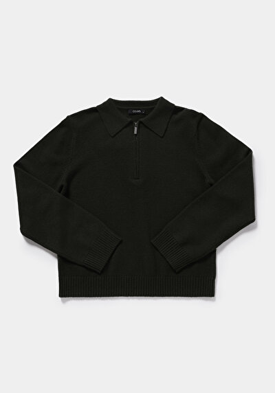 Image de Pull Vert Regular Fit Manches Longues  Femme