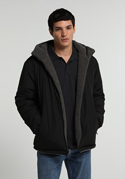 Image de Veste Anthracite Regular Fit Manches Longues  Polyester Homme