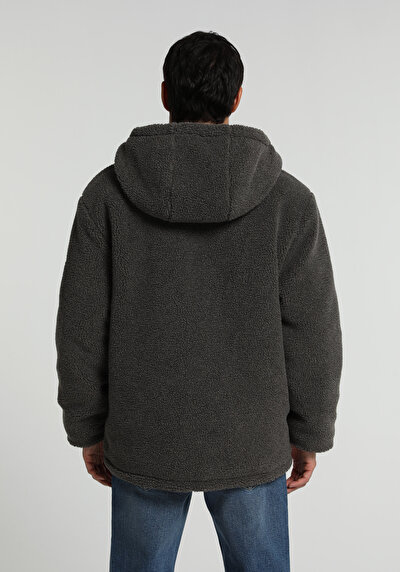 Image de Veste Anthracite Regular Fit Manches Longues  Polyester Homme
