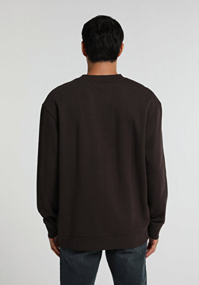Image de Sweatshirt Marron Relaxed Fit  Homme