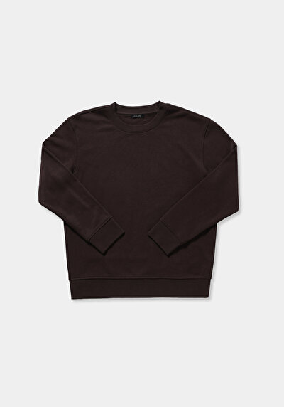 Image de Sweatshirt Marron Relaxed Fit  Homme