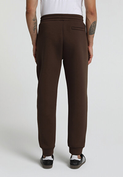 Image de Pantalon De Survêtement Marron Regular Fit Homme