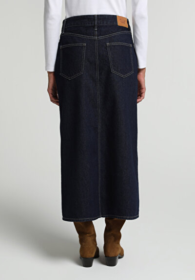 Image de Jupe  Slim Fit Droit Jean Mdi Femme