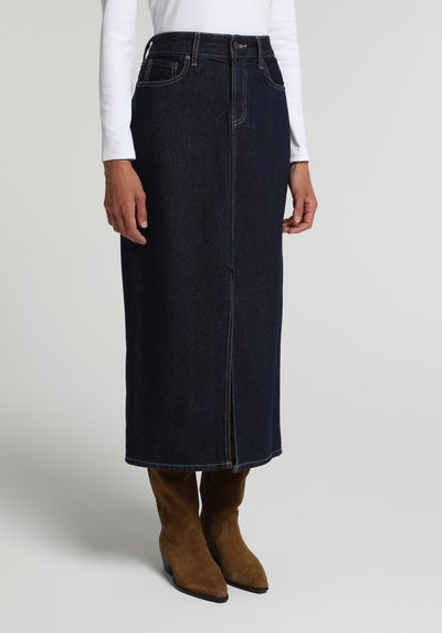 Image de Jupe Slim Fit Droit Jean Mdi Femme