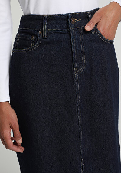 Image de Jupe  Slim Fit Droit Jean Mdi Femme