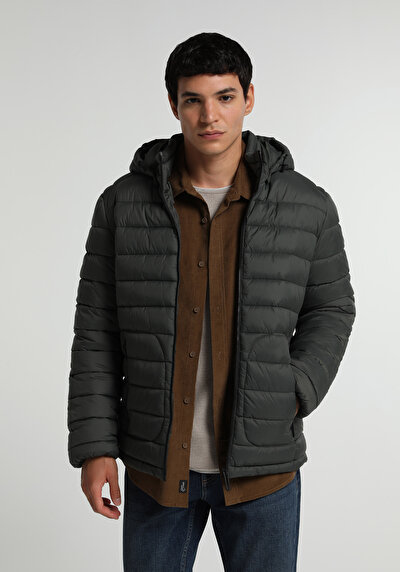Image de Veste Vert Slim Fit Manches Longues  Matelassé Homme