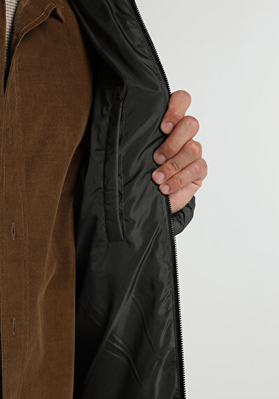 Image de Veste Vert Slim Fit Manches Longues  Matelassé Homme