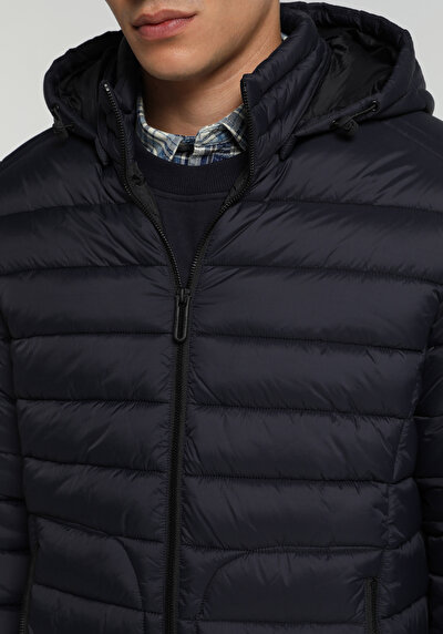 Image de Veste Marine Slim Fit Manches Longues  Matelassé Homme