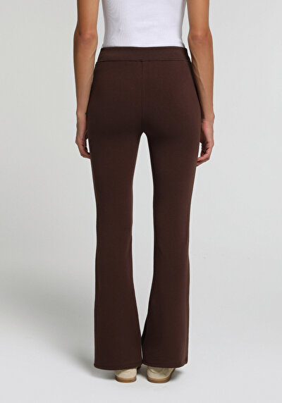 Image de Pantalon De Survêtement Marron Slim Fit Femme