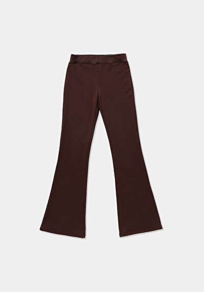 Image de Pantalon De Survêtement Marron Slim Fit Femme