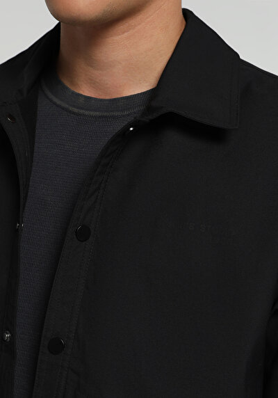 Image de Veste De Blazer Noir Regular Fit Manches Longues  Homme