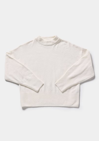 Image de Pull Blanc Regular Fit Manches Longues  Femme