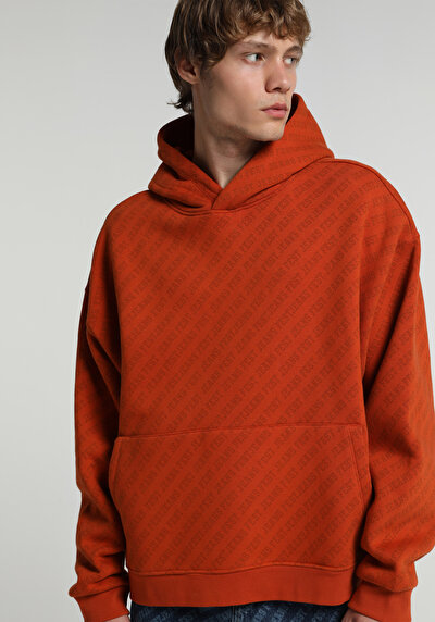 Image de Sweatshirt Marron Oversize Fit Homme