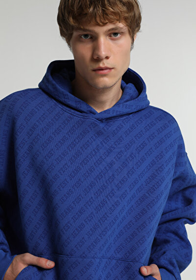 Image de Sweatshirt Bleu Oversize Fit  Homme