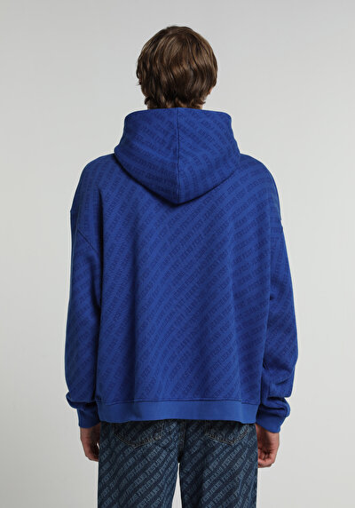 Image de Sweatshirt Bleu Oversize Fit  Homme