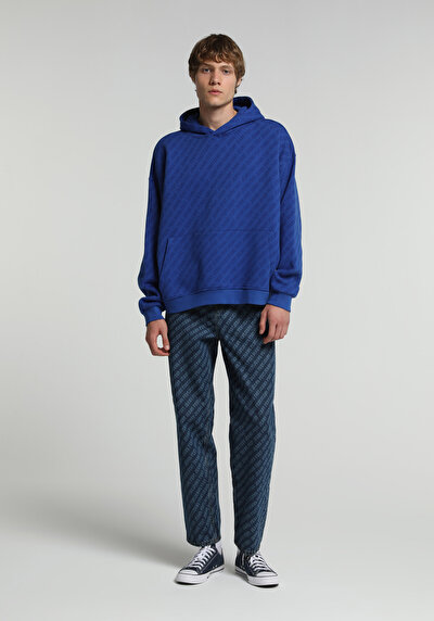 Image de Sweatshirt Bleu Oversize Fit  Homme