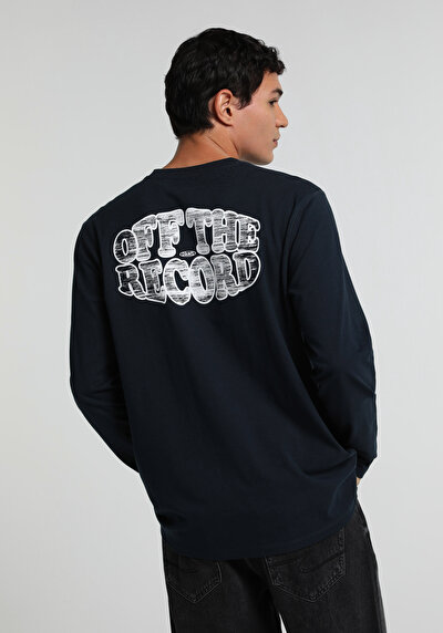 Image de T-shirt À Manches Longues Marine Regular Fit  Homme