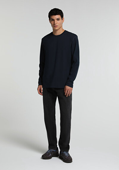 Image de T-shirt À Manches Longues Marine Regular Fit  Homme