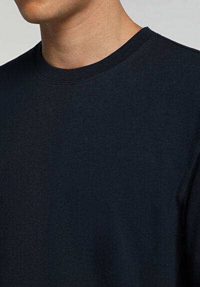 Image de T-shirt À Manches Longues Marine Regular Fit Homme