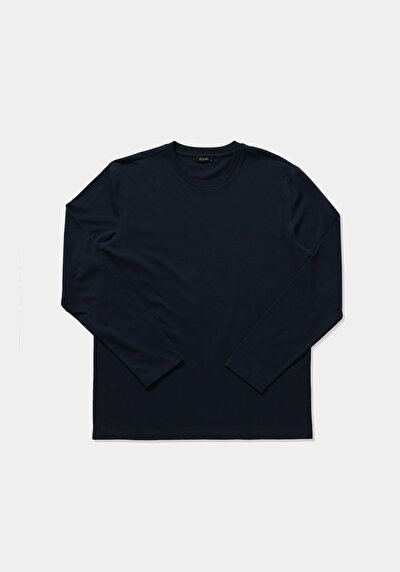 Image de T-shirt À Manches Longues Marine Regular Fit  Homme