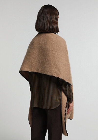 Image de Châle Marron Modern Fit Femme