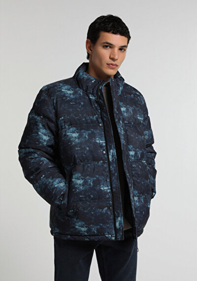 Image de Veste Marine Regular Fit Manches Longues  Polyester Homme