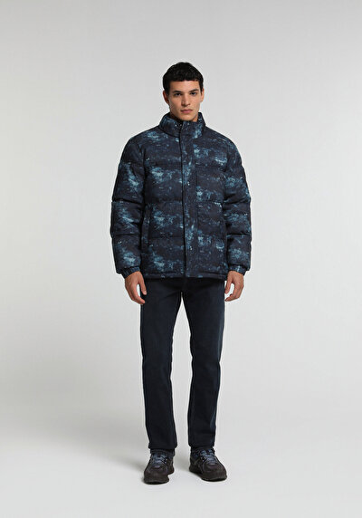 Image de Veste Marine Regular Fit Manches Longues  Polyester Homme